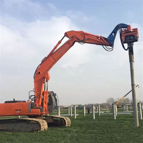 mini excavator pile driver|discount vibratory pile driving equipment.